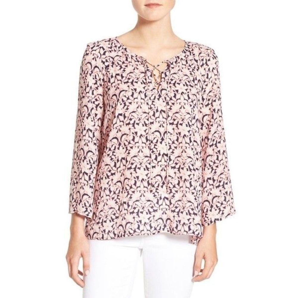 Cupcake & Cashmere | Blush Floral Blouse